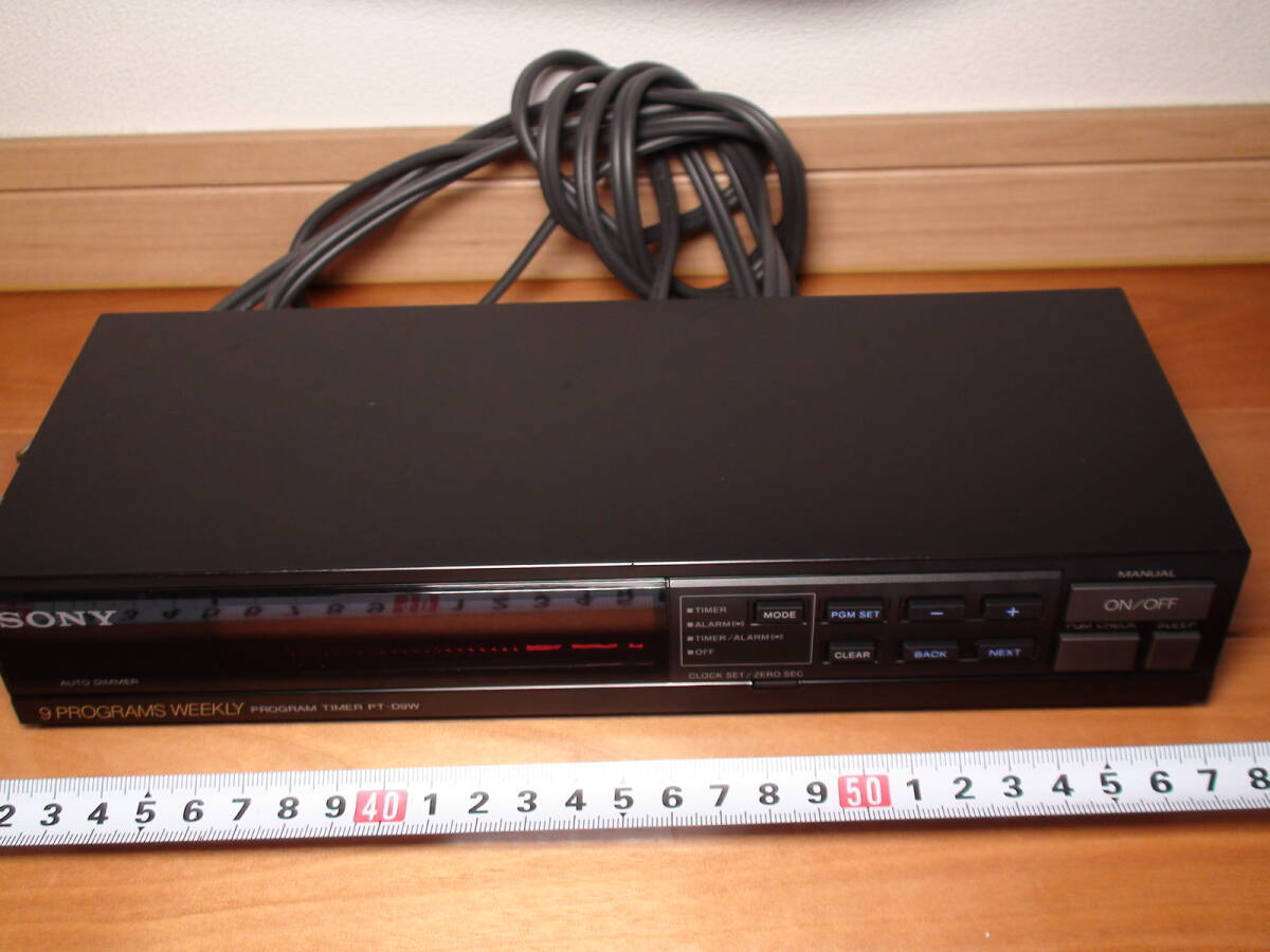 ★良好動作品★SONY★９プログラム/週タイマー★PT-D9W★