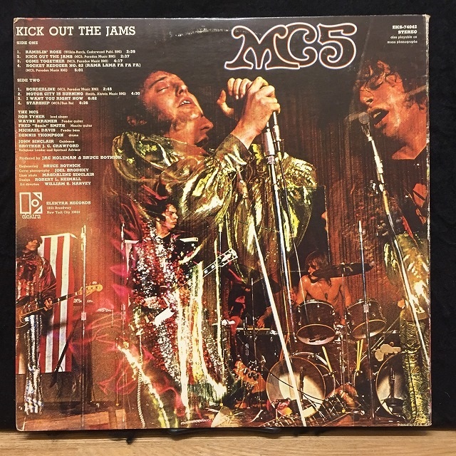 MC5 / KICK OUT THE JAMS (US-ORIGINAL)_画像2