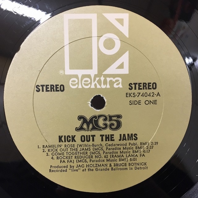 MC5 / KICK OUT THE JAMS (US-ORIGINAL)_画像5