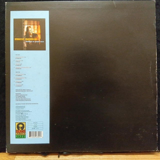 レゲエ ERNEST RANGLIN / MEMORIES OF BARBER MACK (UK-ORIGINAL)