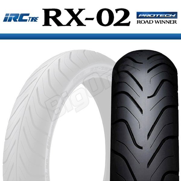 IRC RX-02 バンディット250 MT-25 Z250 Ninja250 バリオス VTR-F バリオス2 CB-1 MT-3 ZZ-R250 140/70-17 M/C 66H TL リア タイヤ 後輪_画像1