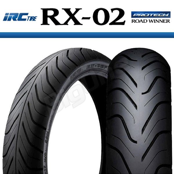 IRC RX-02 前後Set ウルフ125 RZ250RR VTZ250 100/80-17 M/C 52H TL 120/80-17 M/C 61H TL 100-80-17 120-80-17 フロント リア タイヤ_画像1