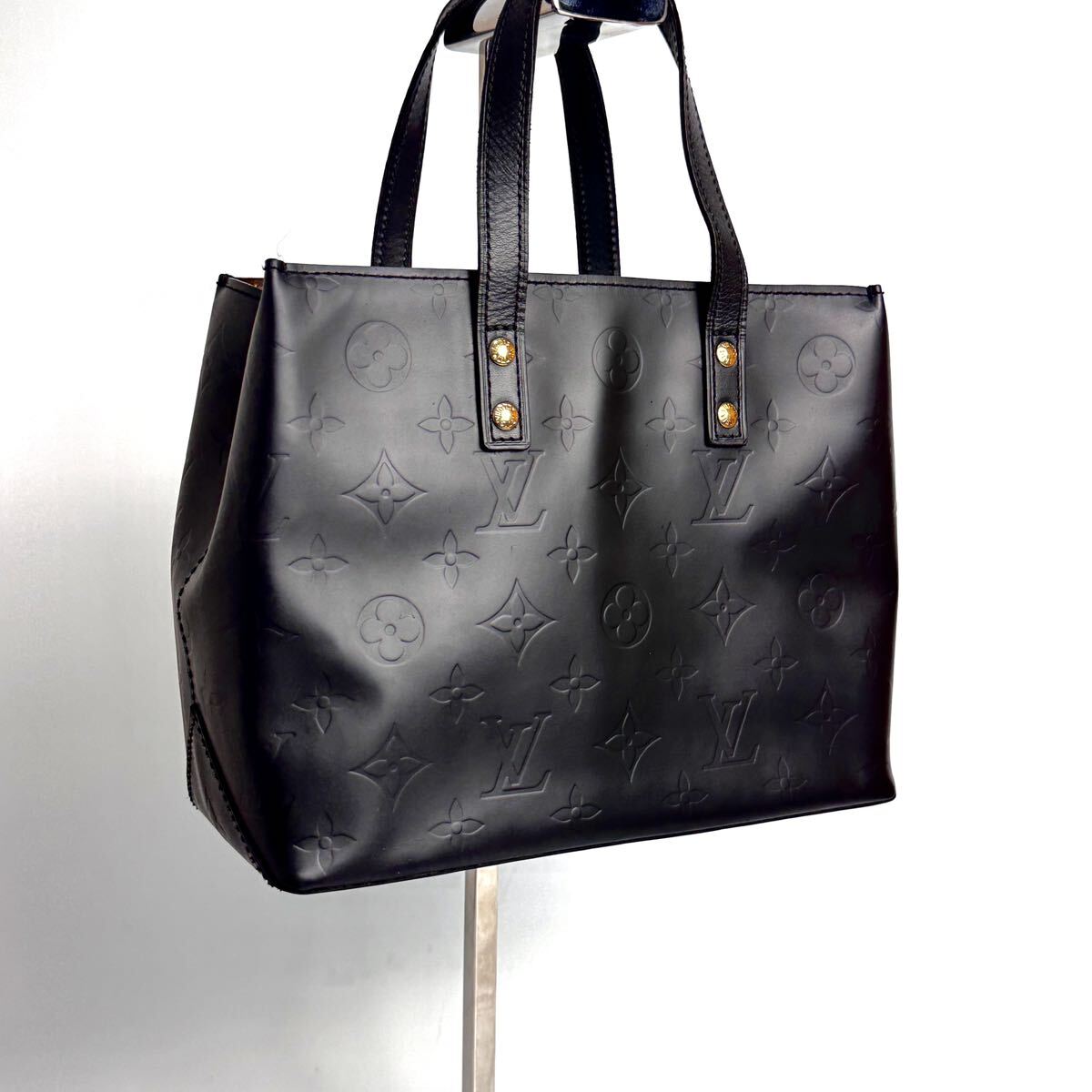 1円 極美品 LOUIS VUITTON ルイヴィトン ヴェルニ リードPM ハンドバッグ トートバッグ ヒューストン モノグラム ブラック 1c4_画像1