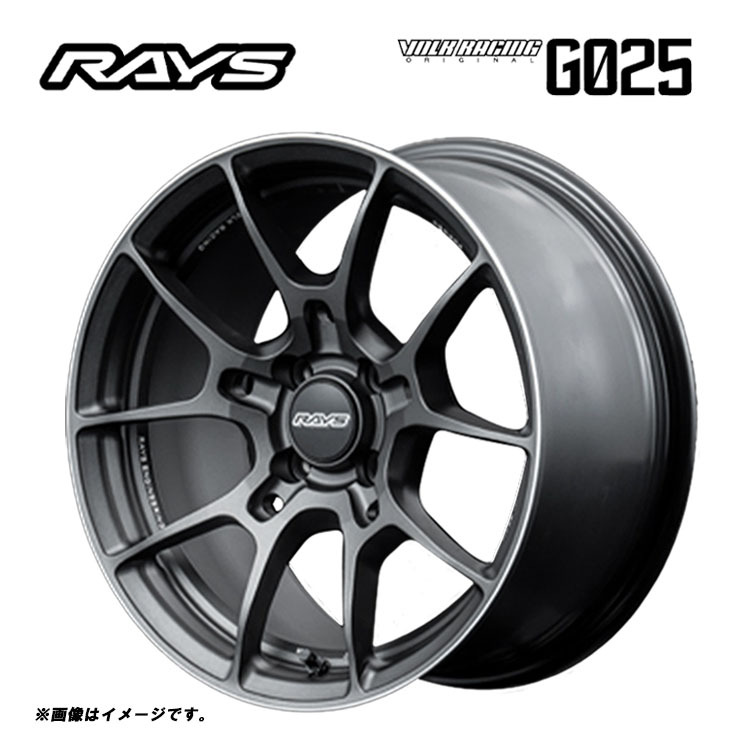 送料無料レイズ VOLK RACING G025 (MK) 6J-16 +47 4H-100 (16インチ) 4H100 6J+47【4本セット 新品】_画像1