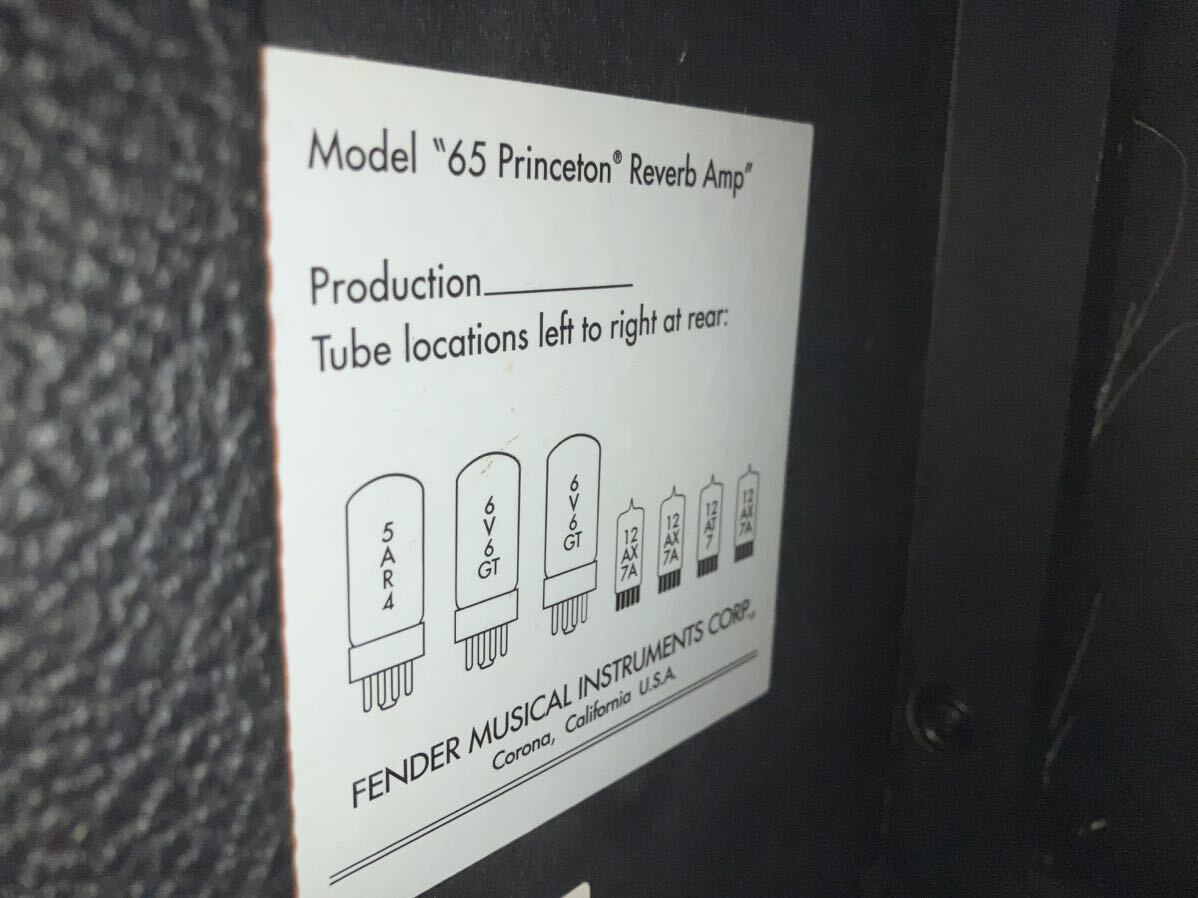 Fender '65 Princeton Reverb 12インチスピーカーの画像5