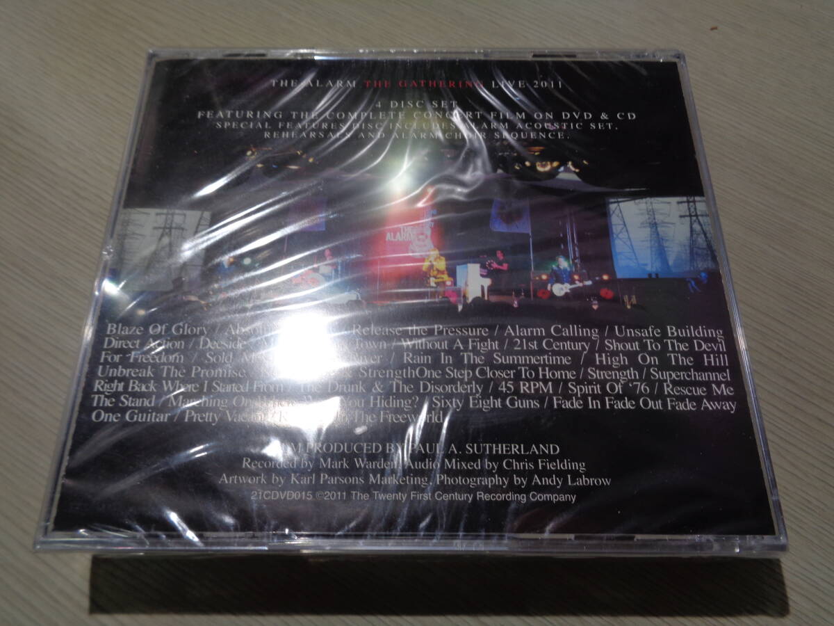 未開封/アラーム,THE ALARM/THE GATHERING LIVE 2011(THE TWENTY FIRST CENTURY RECORDING:21CDVD015 STILL-SEALED 2CD + 2DVD DISC_画像2