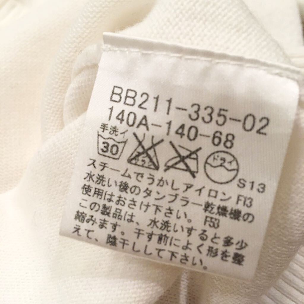 匿名ヤマト送料込み　バーバリー　BURBERRY 薄手ニット　春ニット　三陽商会　綿100% 刺繍ホースマーク　シンプル_画像4