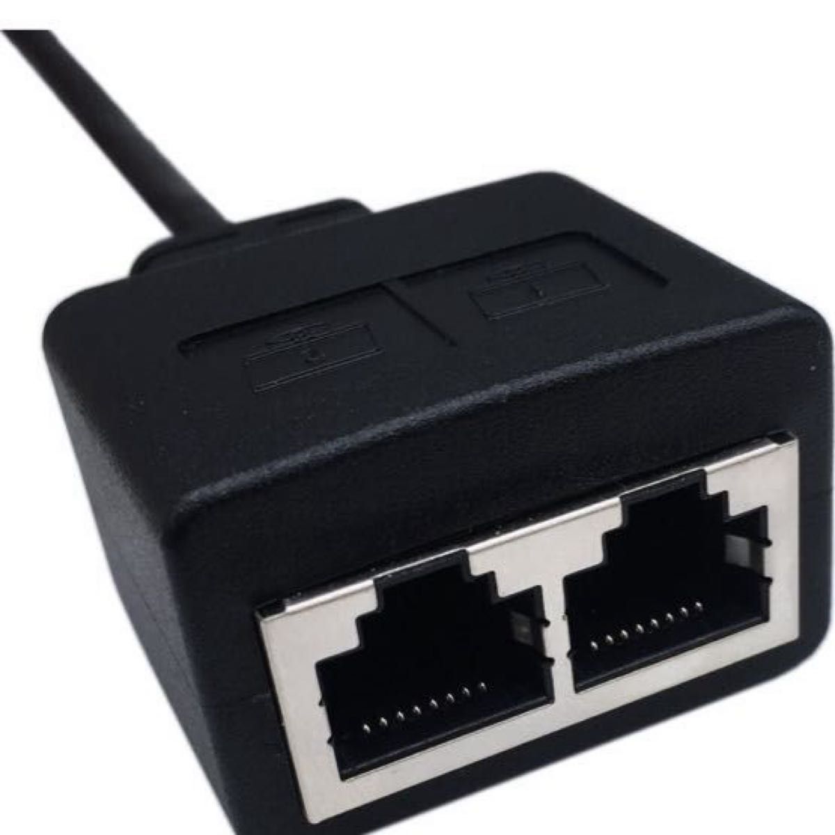 CERRXIAN RJ45 CAT6 1対2メスソケットポートLANイーサネットネットワークスプリッタカプラアダプタケーブル20