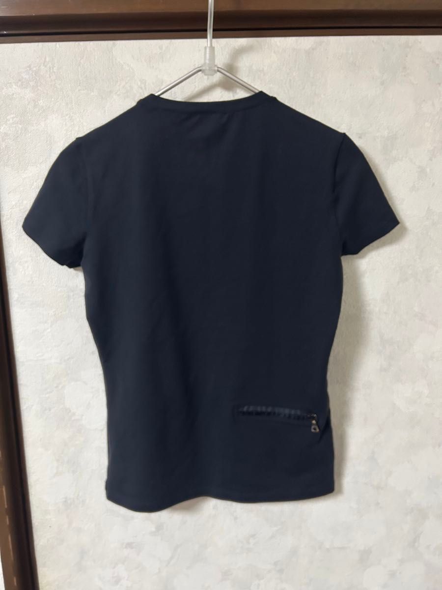 プラダ　黒 半袖Tシャツ  S ポケット付き