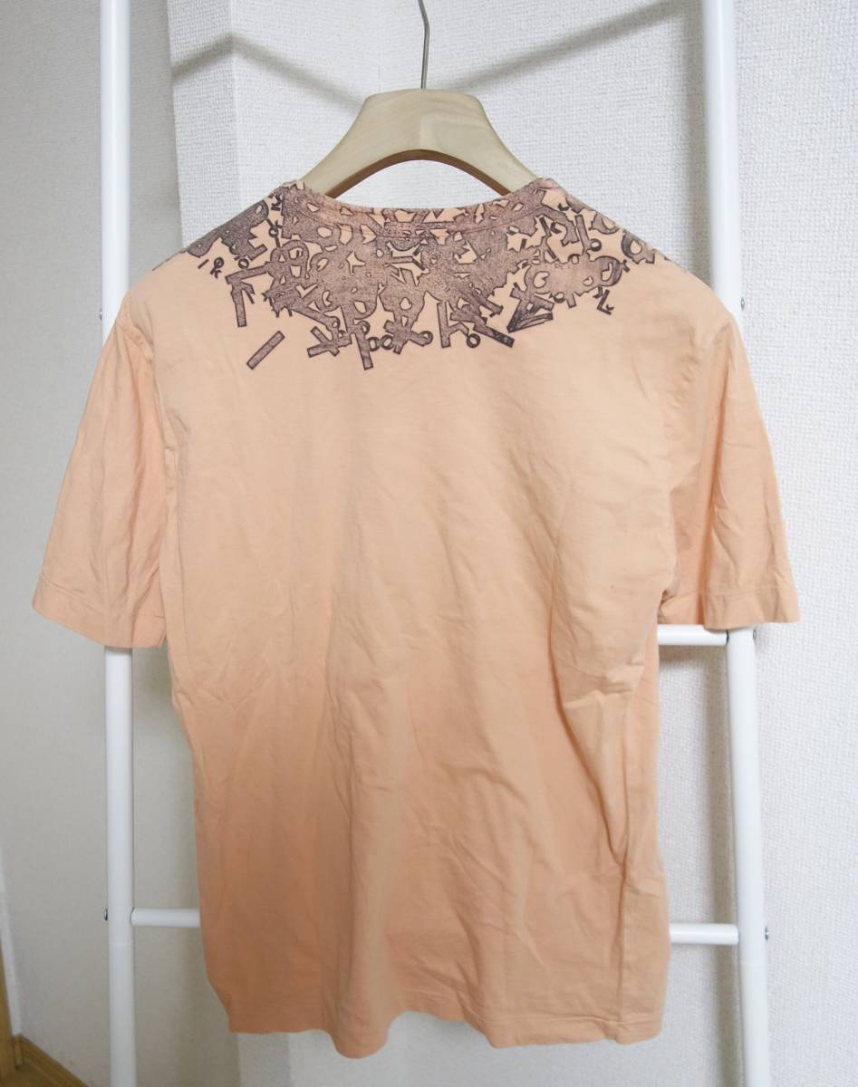 KOLOR カラー　プリント　Tシャツ　2 オレンジ　日本製_画像3