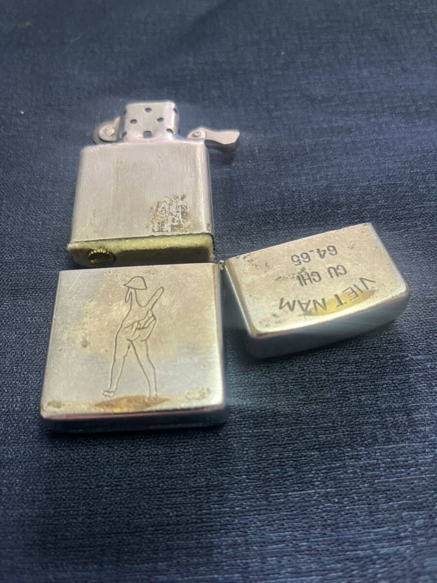 激レアベトナム戦zippo'64ジッポーインナーマッチミッキーミニードナルドダックスヌーピーUSANAVyタンク空海軍世田谷ベース_画像4