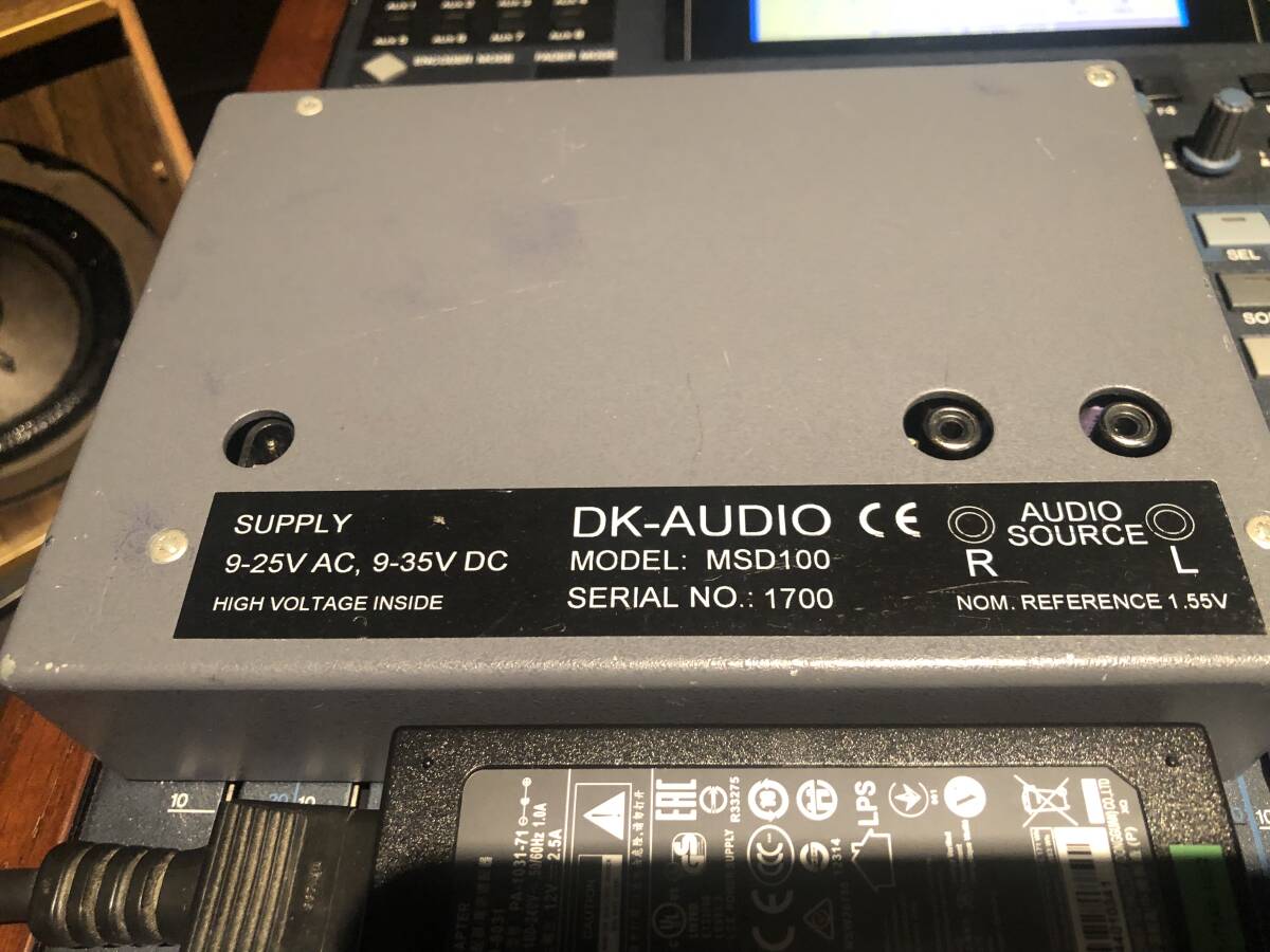 DK-AUDIO オシロアナライザ　 オーディオメーター　MSD100 　液晶不備　社外品アダプター付き　　_画像8