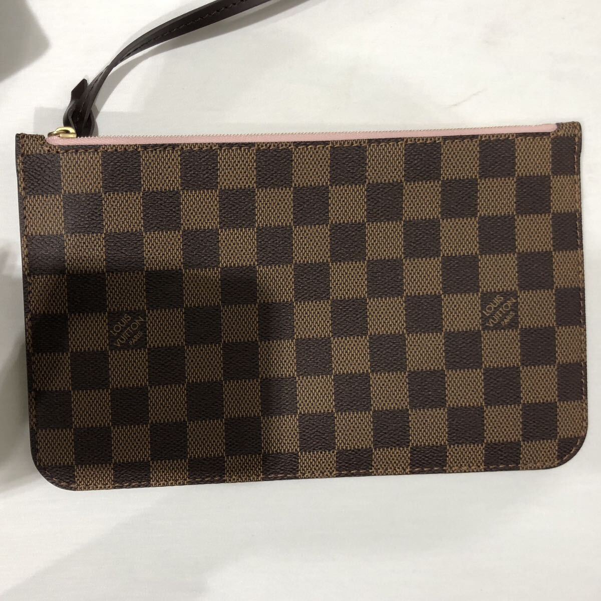 【LOUIS VUITTON】ルイヴィトン ネヴァーフル MM ダミエ・エベヌ N41603 トートバッグ ブラウン 総柄 ts202403_画像9