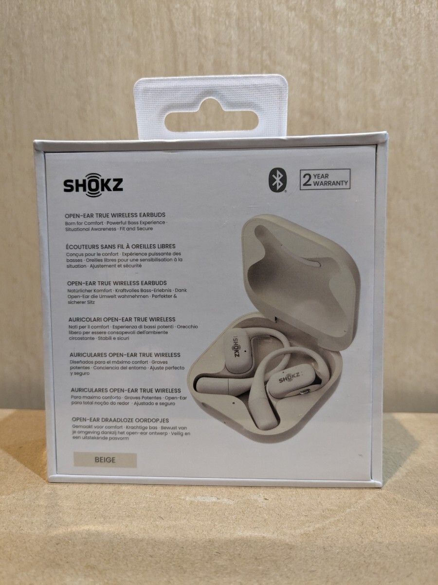 （新品）Shokz OPENFIT SKZ-EP-000021　ベージュ_画像2