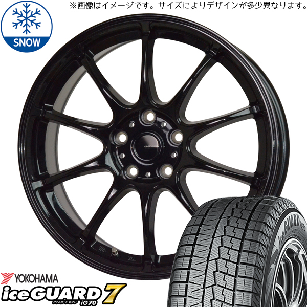 新品 アクア スイフト 205/40R17 Y/H iceGUARD IG70 Gスピード G07 17インチ 6.5J +45 4/100 スタッドレス タイヤ ホイール セット 4本_画像1