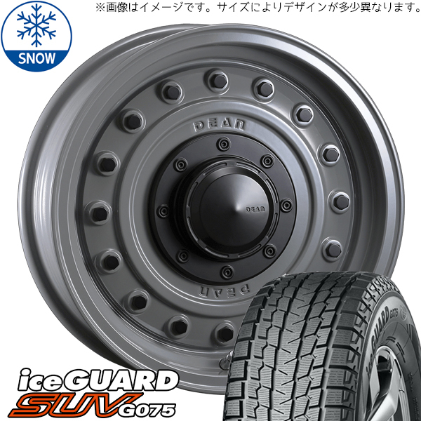 新品 スズキ ジムニー 6.50R16 6PR 16インチ ヨコハマ アイスガード G075 DEAN Colorado スタッドレス タイヤ ホイール セット 4本_画像1