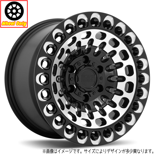 新品 お取り寄せ アルミホイール 4本 17インチ ブラックライノ LABYRINTH Gloss Black w/Machined Face & Milling 17x9.5 -18 8H170P