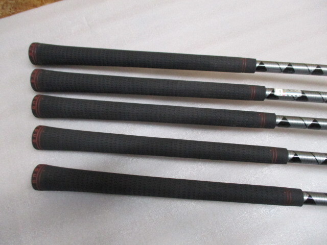 【美品】DAIWA/ONOFF/FORGED/KURO/オノフ/フォージド/クロ/6番/7番/8番/9番/PW/アイアン/5本set/CBT:624I/Flex:S/XCBT/TTM2403-4_画像7