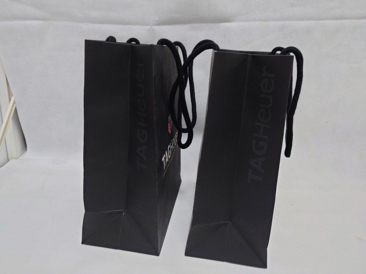 [ postage included * unused ] TAG Heuer shop bag small tag heuer 2. set 