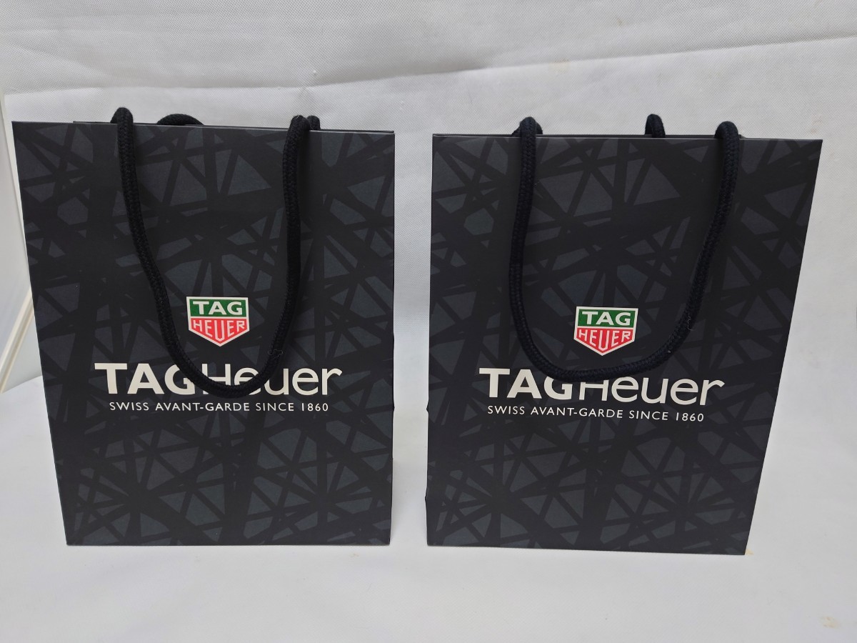 [ postage included * unused ] TAG Heuer shop bag small tag heuer 2. set 