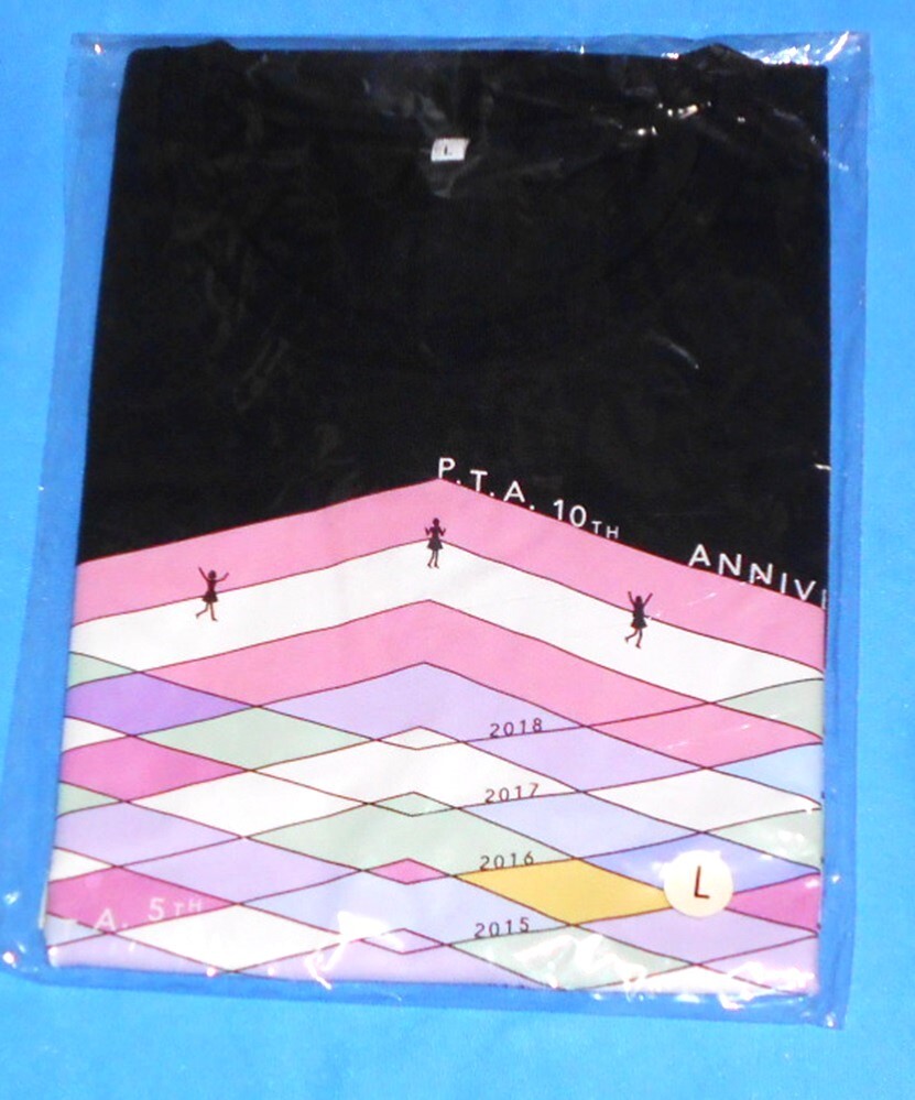 P28/Perfume P.T.A. LSG18 Tシャツ　Lサイズ「オフィシャルファンクラブ P.T.A.」 会員限定グッズ_画像1