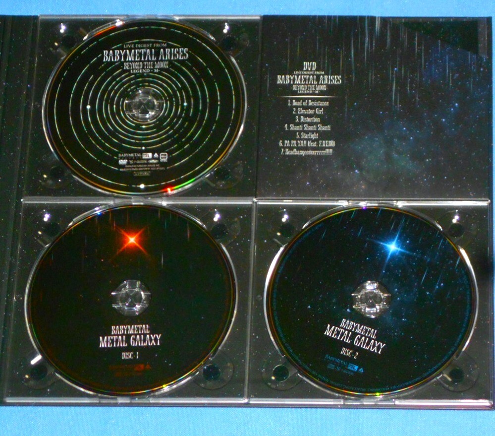 TY90/ベビーメタル BABYMETAL METAL GALAXY -THE ONE LIMITED EDITION-(2CD+DVD)_画像4