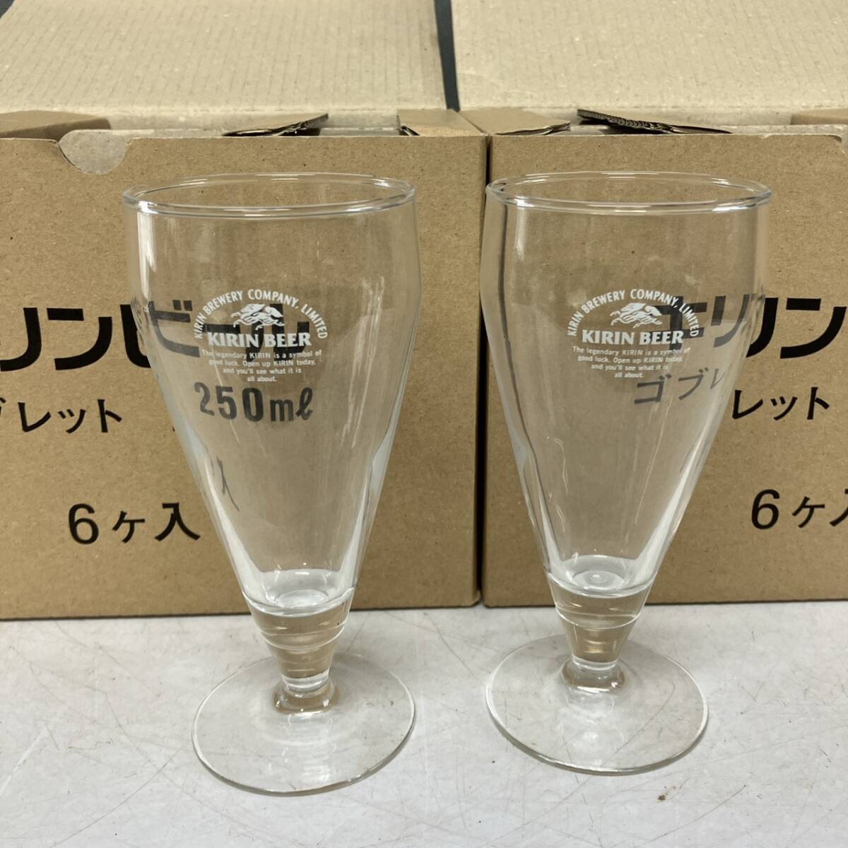 キリンビール ビールグラス ゴブレット250ml 6P×2箱 12本/RSZ0312⑥-80の画像2