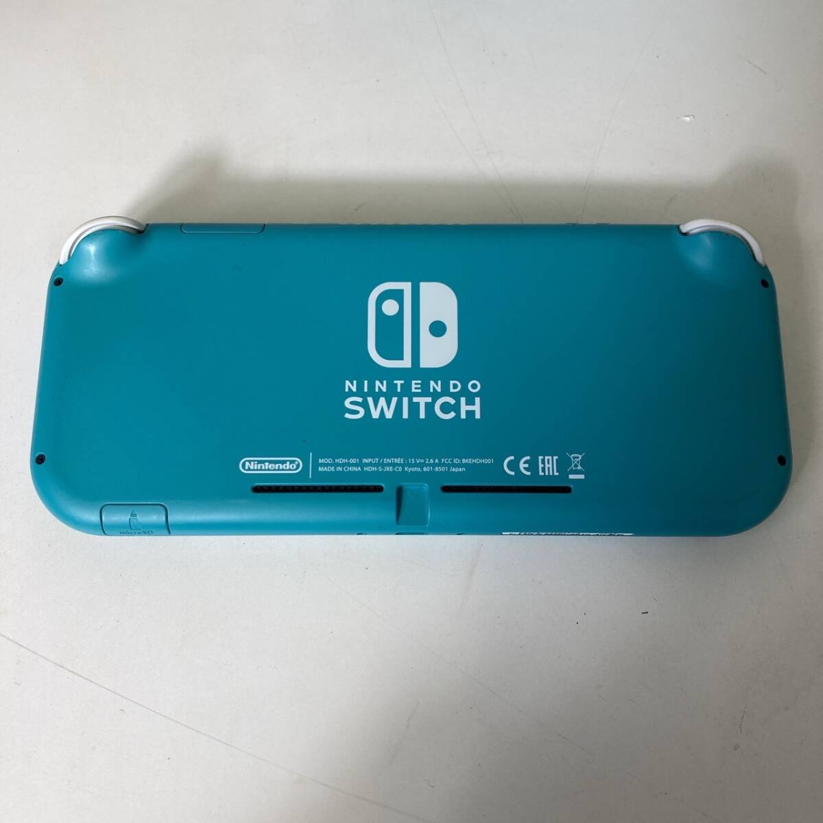 【動作確認・初期化済み！】任天堂 Nintendo Switch Lite HDH-001 ターコイズ 本体 電源ケーブル/RSZ5957-宅60_画像4