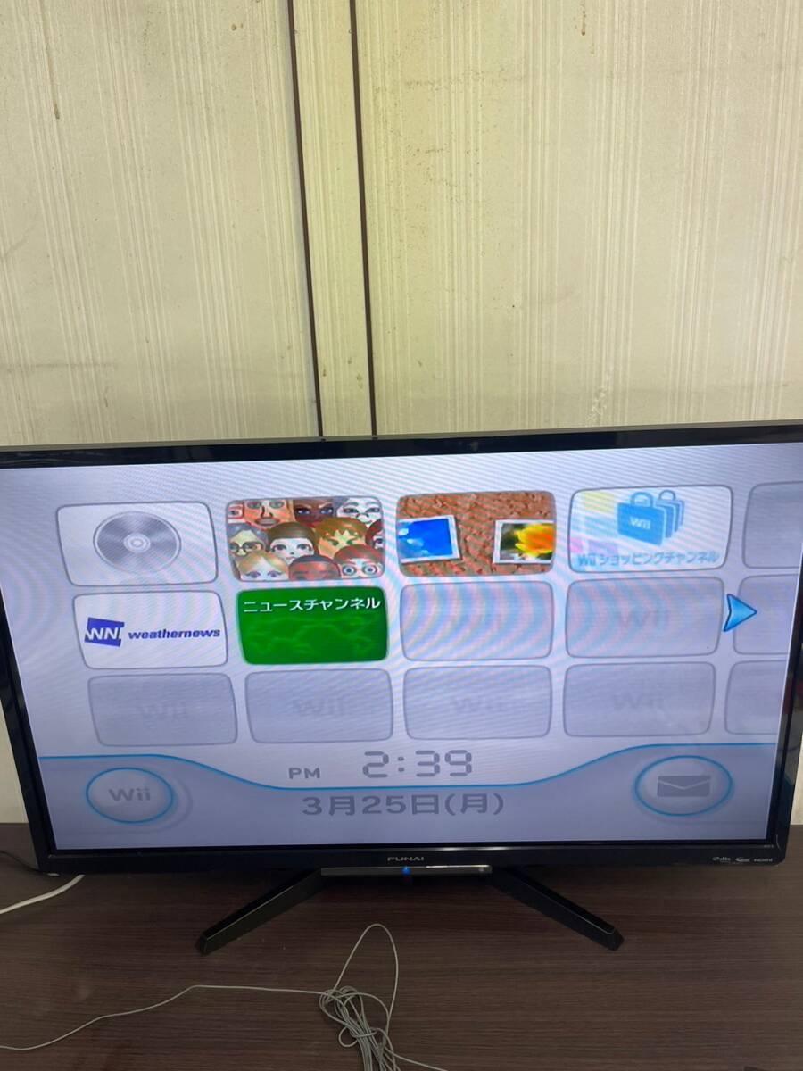【動作確認済み！】Nintendo 任天堂 Wii　本体一式　リモコン２本 ソフト3本付き/SI6355-宅100_画像2