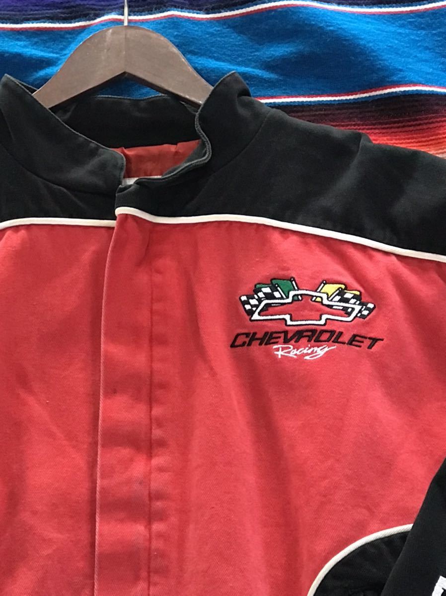 Chevrolet Racing ジャケット　シボレー　ナスカー　レーシング　GM ミシガン　デトロイト　アメリカ　カンパニー　ビンテージ　企業_画像1