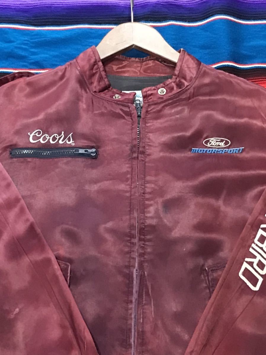 Coors Motorsport レーシングジャケット ビルエリオット ナスカー レーシング クアーズ フォード アメリカ ビンテージ