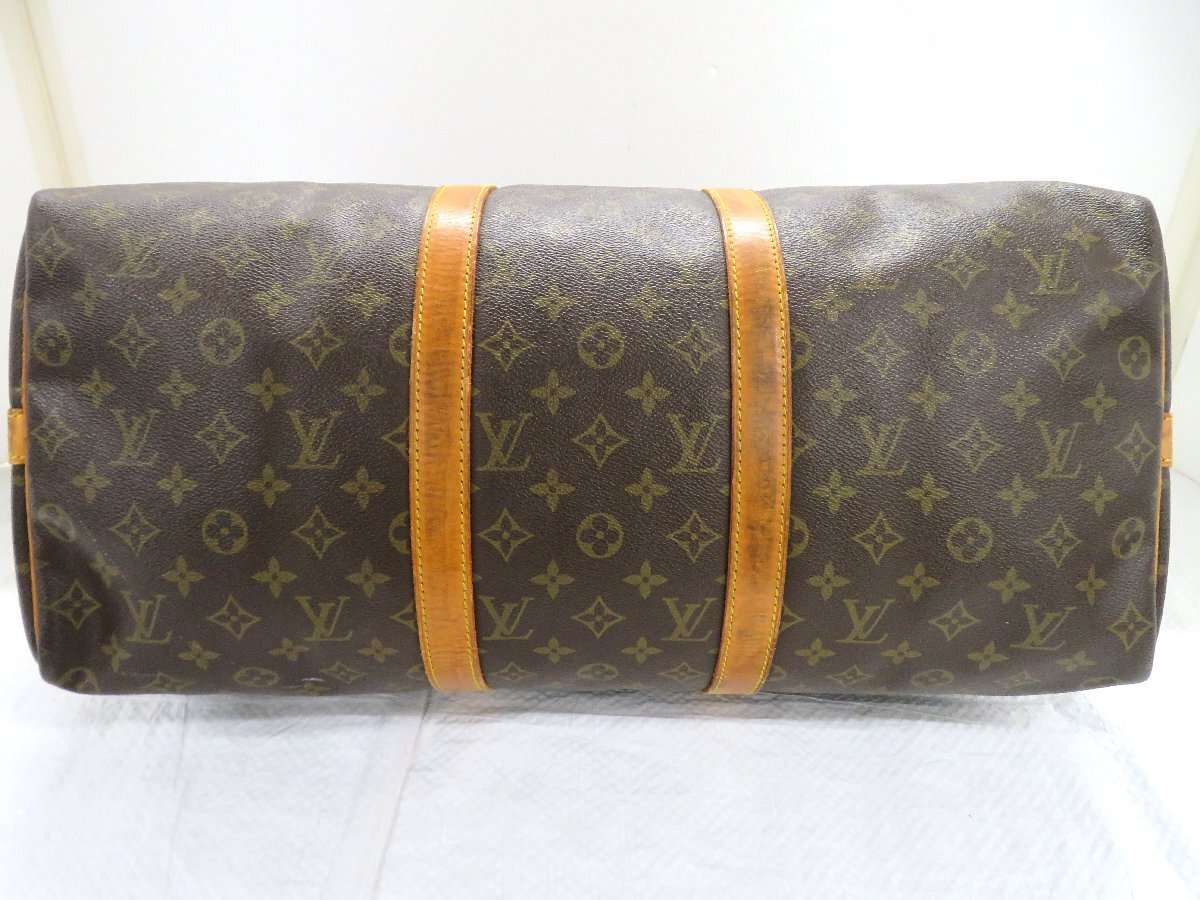 LV　LOUIS VUITTON　ルイ・ヴィトン　モノグラム　キーポルバンドエリエール50　ボストンバッグ　付属品:カデナ,タグ,ポワニエ　4436_画像5