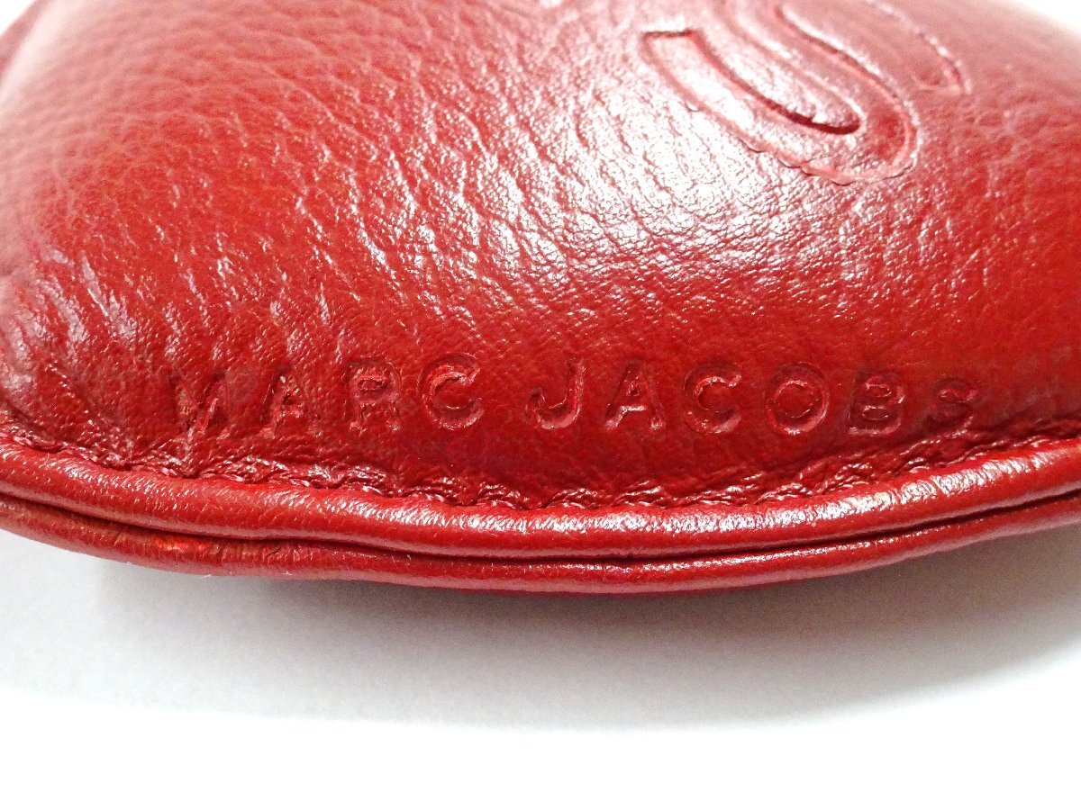 MARC BY MARC JACOBS　マークバイマークジェイコブス　ハート　ペーパーウェイト　レザー　赤　4470_画像7