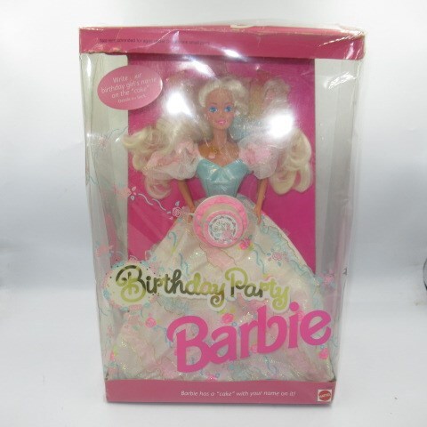 1992年★90's★Barbie★Birthday Barbie★バースデーバービー★ドレス★フィギュア★人形★ぬいぐるみ★ビン