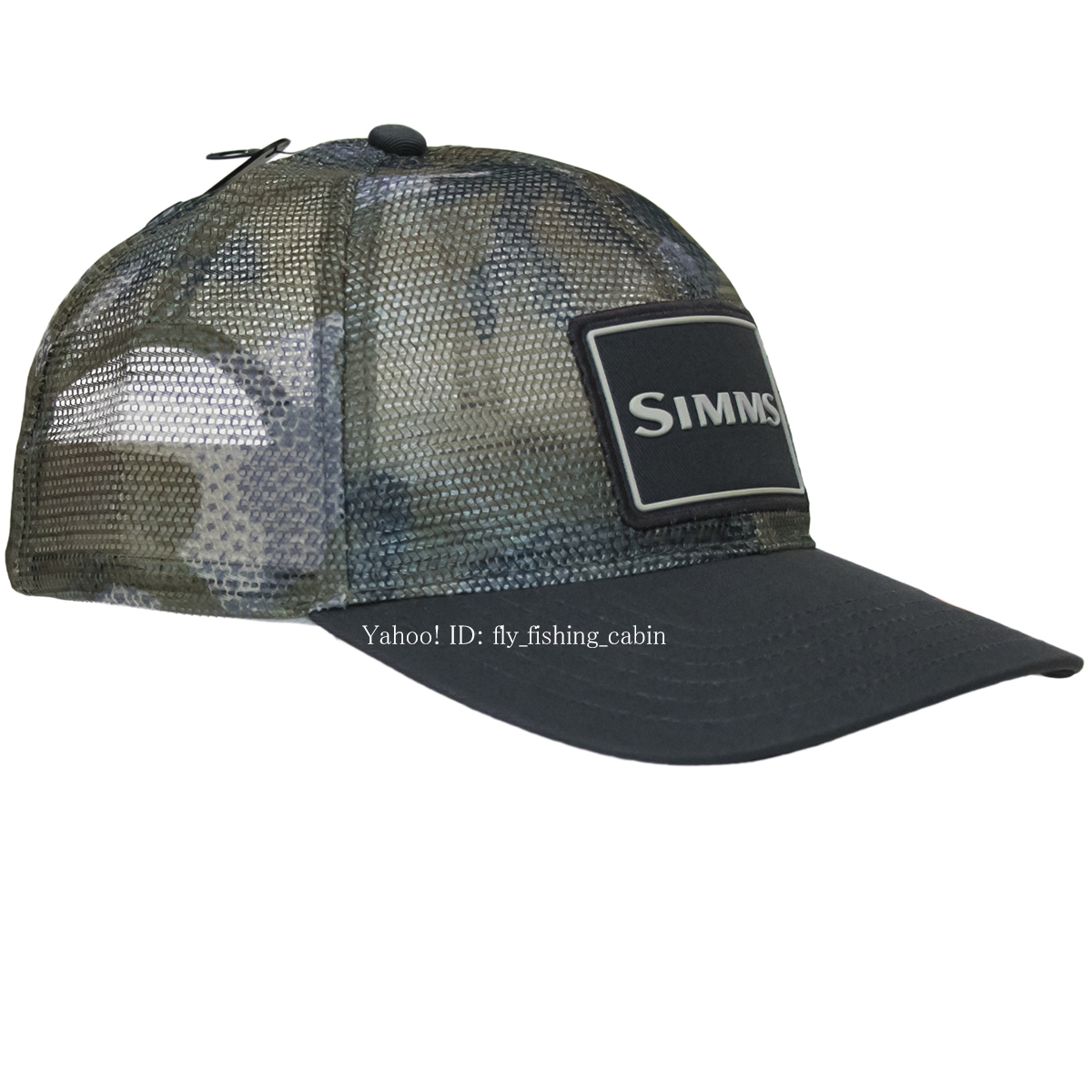 SIMMS シムス メッシュ オールオーバー トラッカー ハット ヘックス フロー カモ アースの画像2