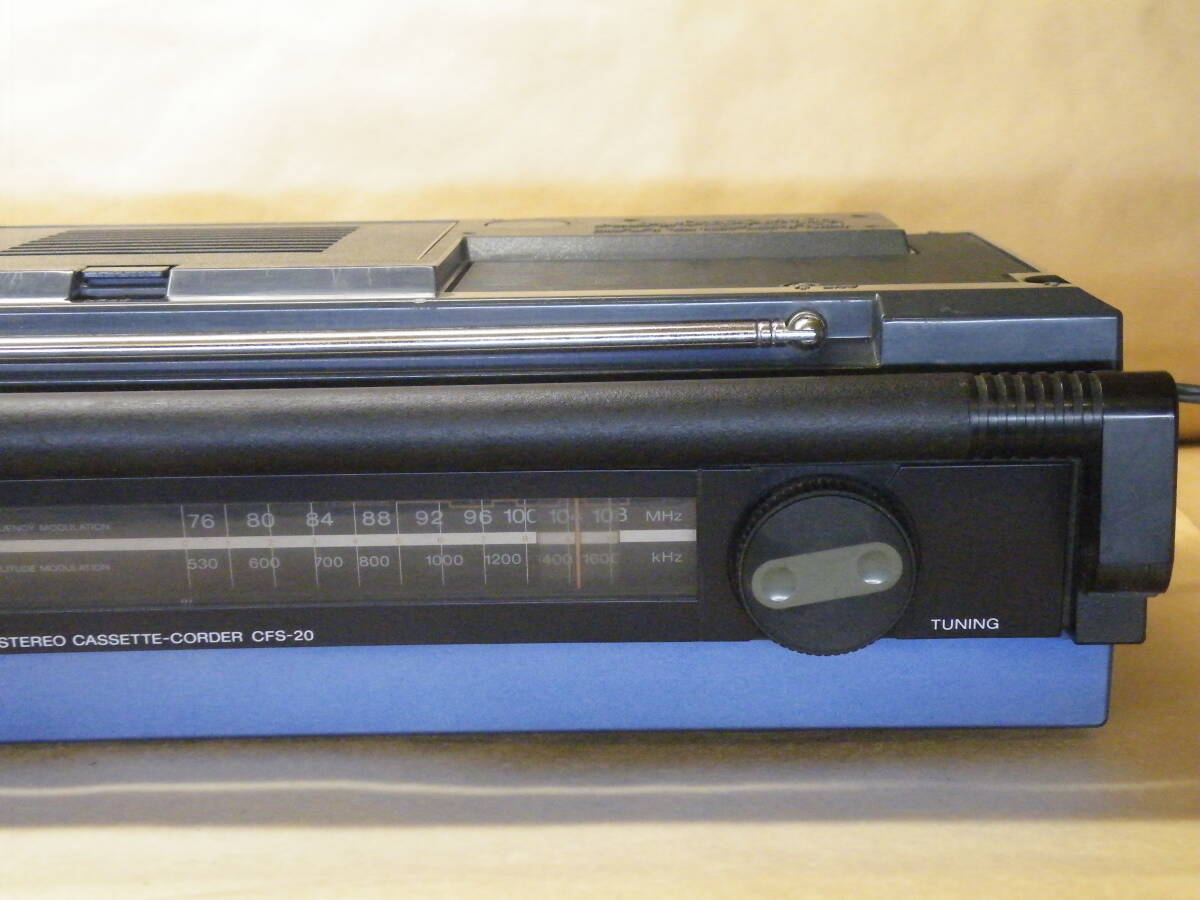 SONY ソニー FM/AM ステレオ カセット コーダー CFS-20 ラジカセの画像6