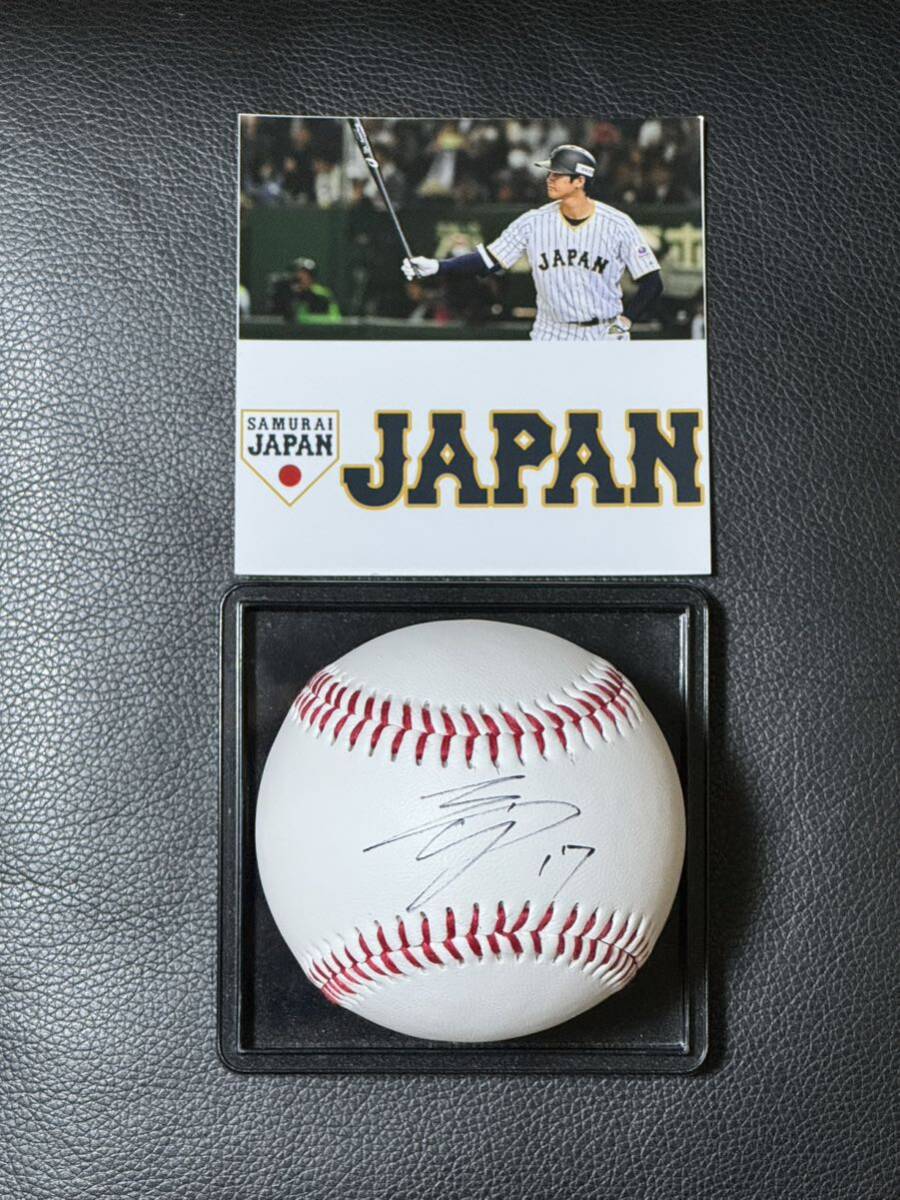メジャーリーグ ドジャース 大谷翔平選手 直筆サインボール 貴重 MLB エンゼルスの画像1