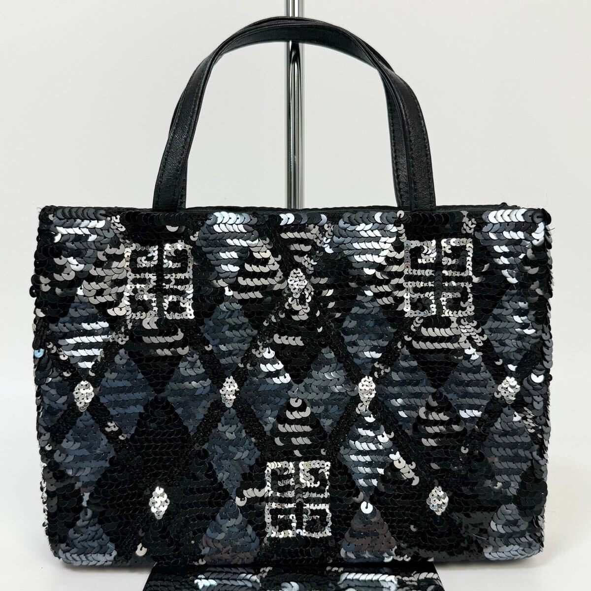 24C12 GIVENCHY ジバンシー ミニハンドバッグ スパンコール_画像3