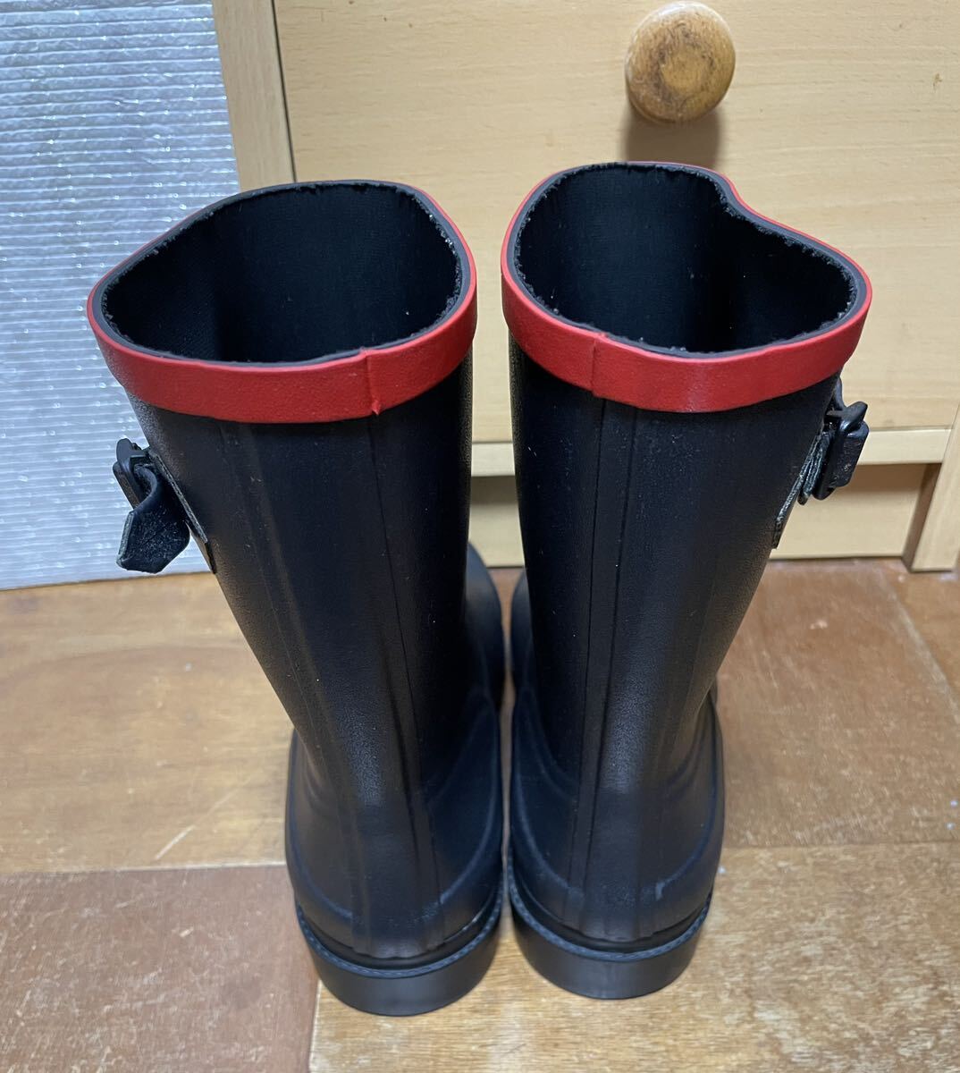 AIGLE Aigle rain boots boots men's eye care Short marine camp outdoor size 42pe Duck insole attaching 