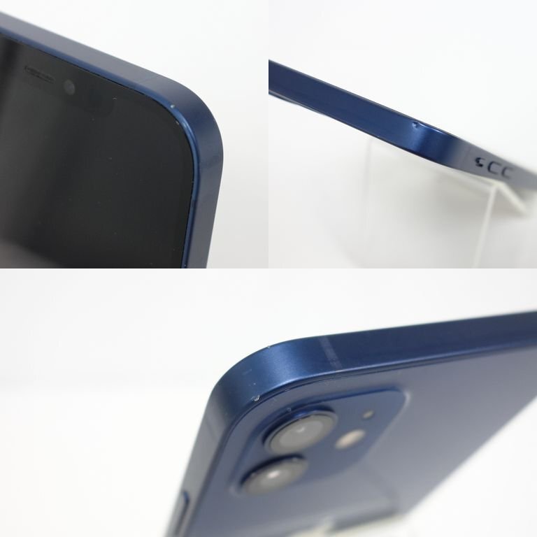 60日保証** SIMフリーiPhone 12 128GB ブルーUQ NW利用制限○ 残 60日保証** SIMフリーiPhone 12 128GB ブルーUQ NW利用制限○ 残
