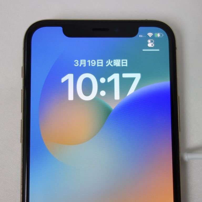 SIMフリー iPhone 11 Pro 256GB ゴールド au 利用制限〇 バッテリー劣化 充電不具合 液晶非純正 インボイス可 【本0318-150-0319デ】清Pの画像7