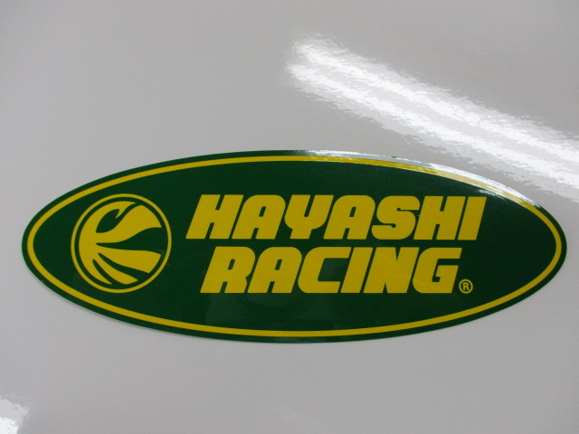 ［3906］HAYASHI RACING/ハヤシレーシング ステッカー 楕円型 (大)_画像1