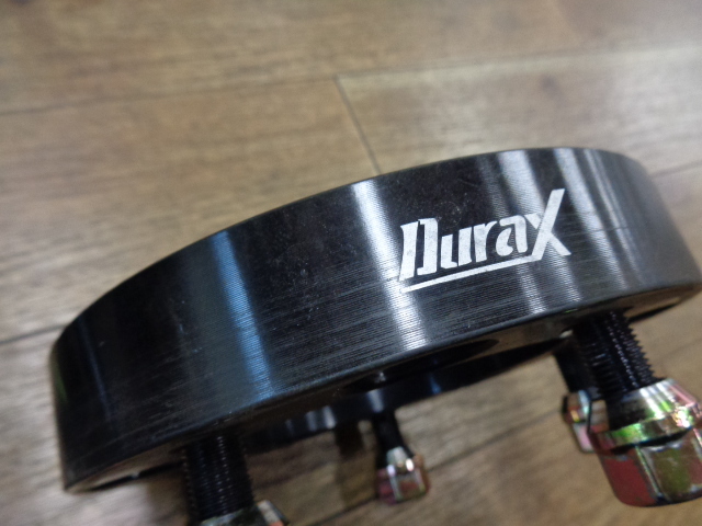 ［7349］スズキ ジムニー Durax ワイドトレッドスペーサー 139.7-5H/P1.25-30mm ナット付 4枚セット ホイールスペーサー 中古　 _画像5