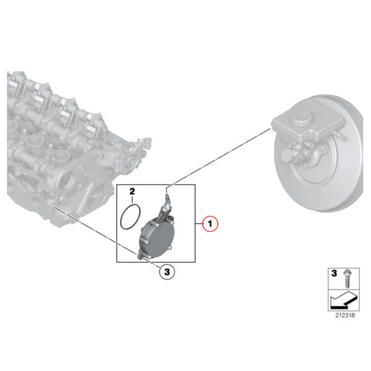 BMW MINI R55 R56 R57 R58 R59 R60 R61 バキュームポンプ クーパー クーパーS JCW 11667586424 出荷締切18時_画像2