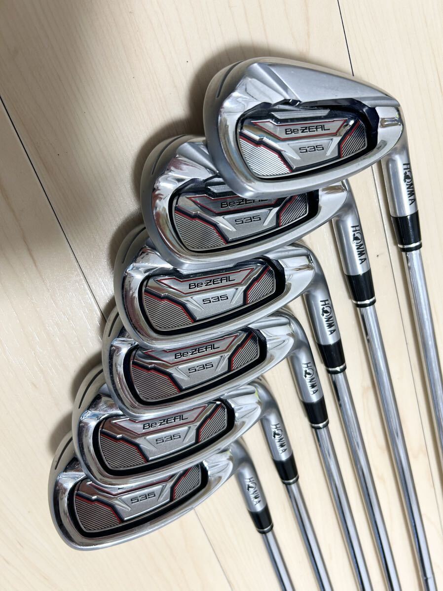 HONMA ホンマビジール535 BeZEAL アイアン6本セット#6〜#11 NSプロ 950GH【R】カデロ_画像1