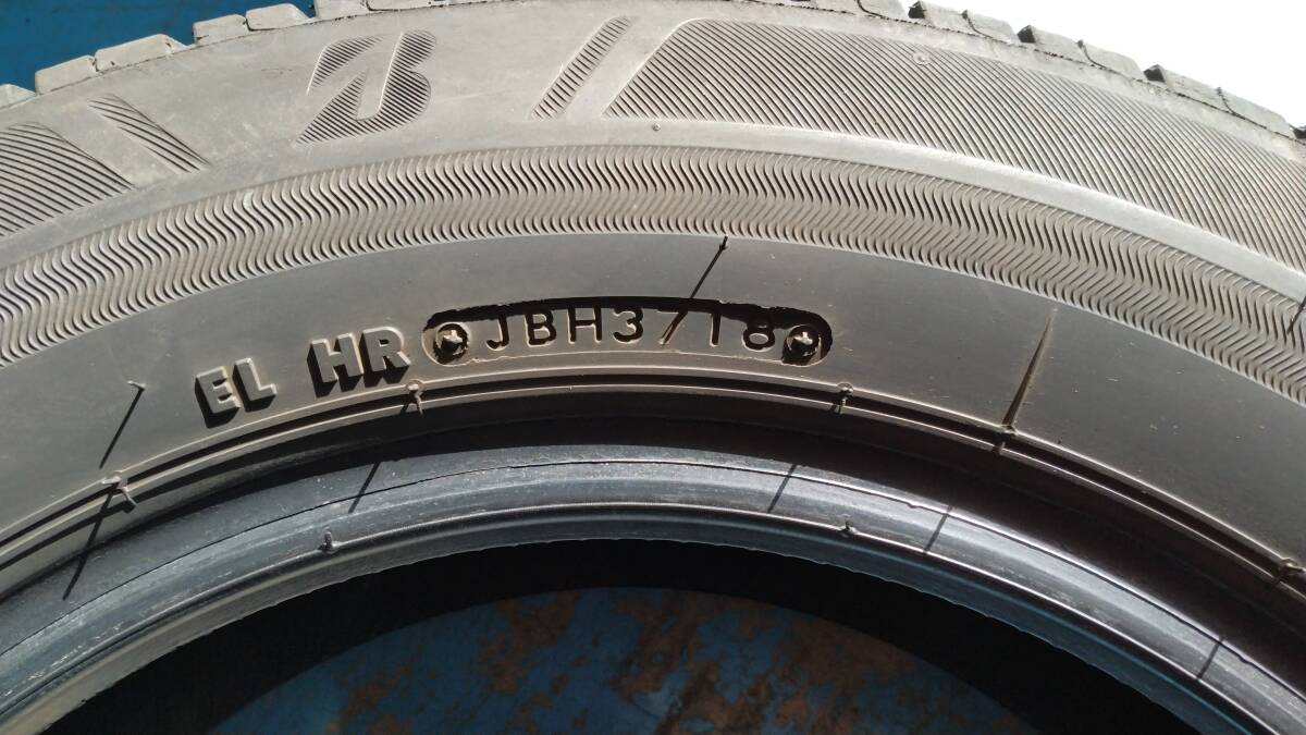 【即落札設定】★2018年製★バリ山♪ 175/70R14 BRIDGESTONE ECOPIA NH100C 中古 4本 175/70/14 エコピア シエンタ ポルテ フィット_画像3