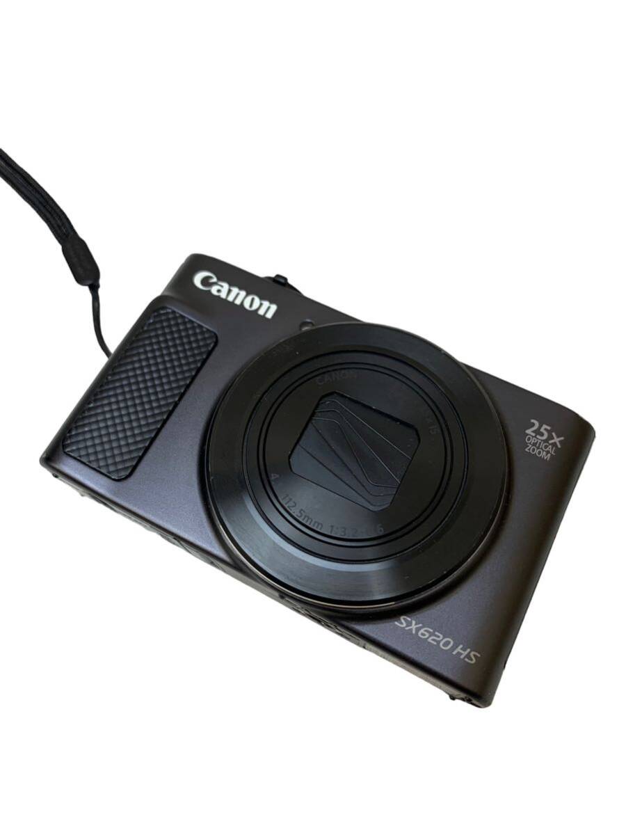 Canon キャノン コンパクトデジタルカメラ SX620HS ブラック PowerShot パワーショット 動作品_画像2