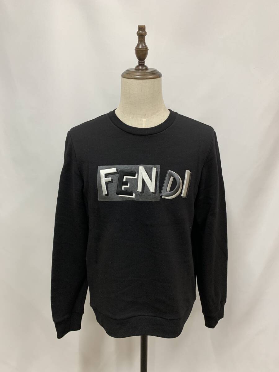 * превосходный товар *FENDI Fendi Logo тренировочный 48 футболка стандартный товар 