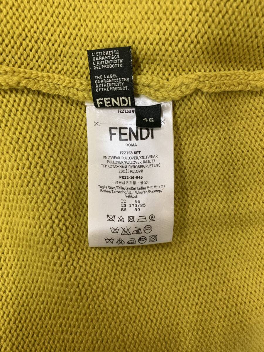 * beautiful goods *FENDI Fendi face knitted 48 is niwa tops regular goods 