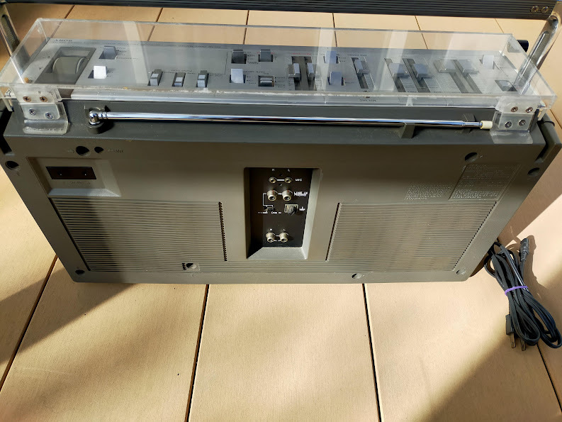 ラジカセ SONY CFS-D7取扱い説明書付き。_画像6